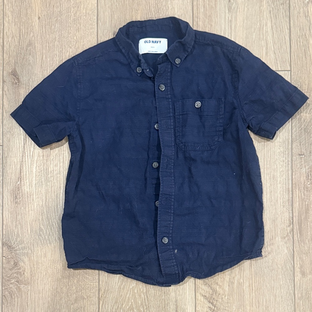 Old Navy Men's Dark Blue Casual Shirt
